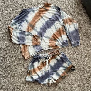 Women’s Tie Dye Terry Lounge Set